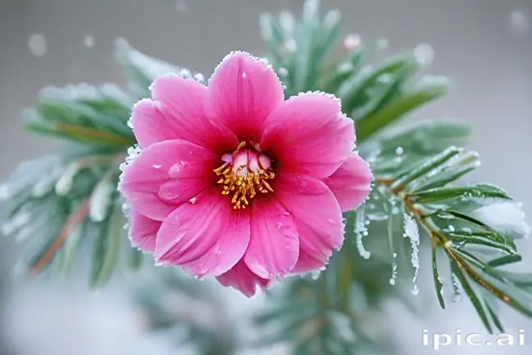 winter flower wallpaper background