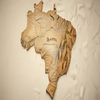 map of brazil
