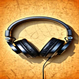 headphones background