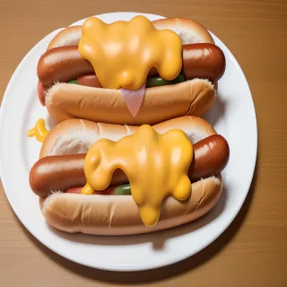 transparent hot dog