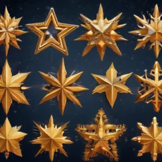 christmas stars clip art