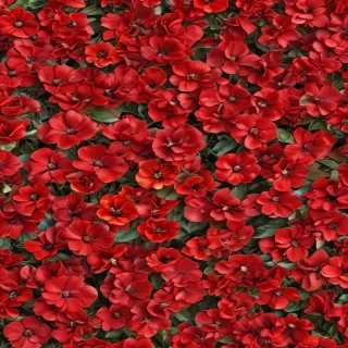 flower background red