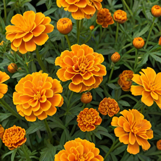 marigolds transparent