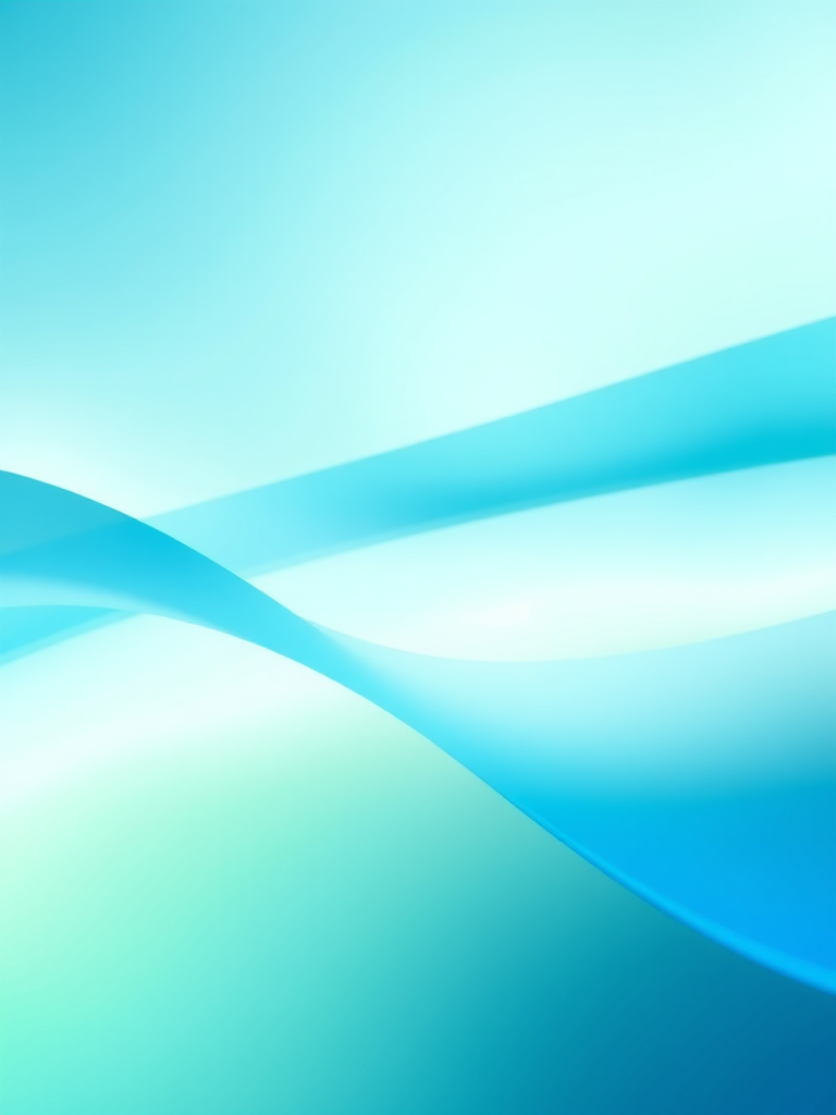 create an abstract image of soft gradient lines flowing in blue and green tones with a smooth digital art style, using a Canon EOS R5 camera with a 50mm lens, f/1.8, ISO 100, shutter speed 1/60s, shot from an eye level perspective, utilizing a bokeh effect to enhance depth and clarity.