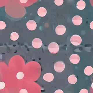 polka dots transparent