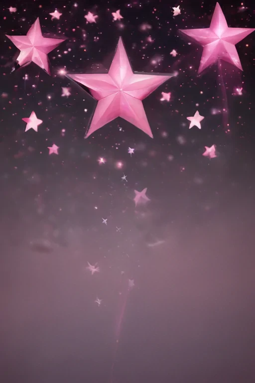 pink stars png