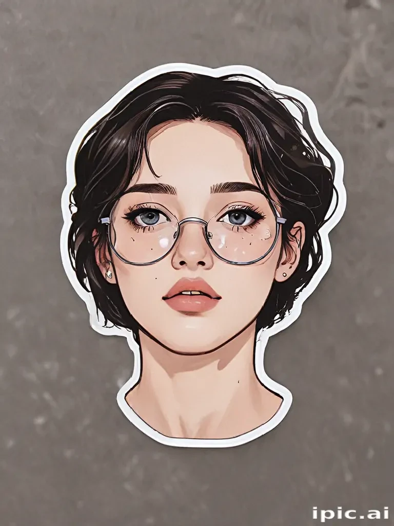transparent aesthetic sticker