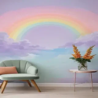 rainbow pastel wallpaper