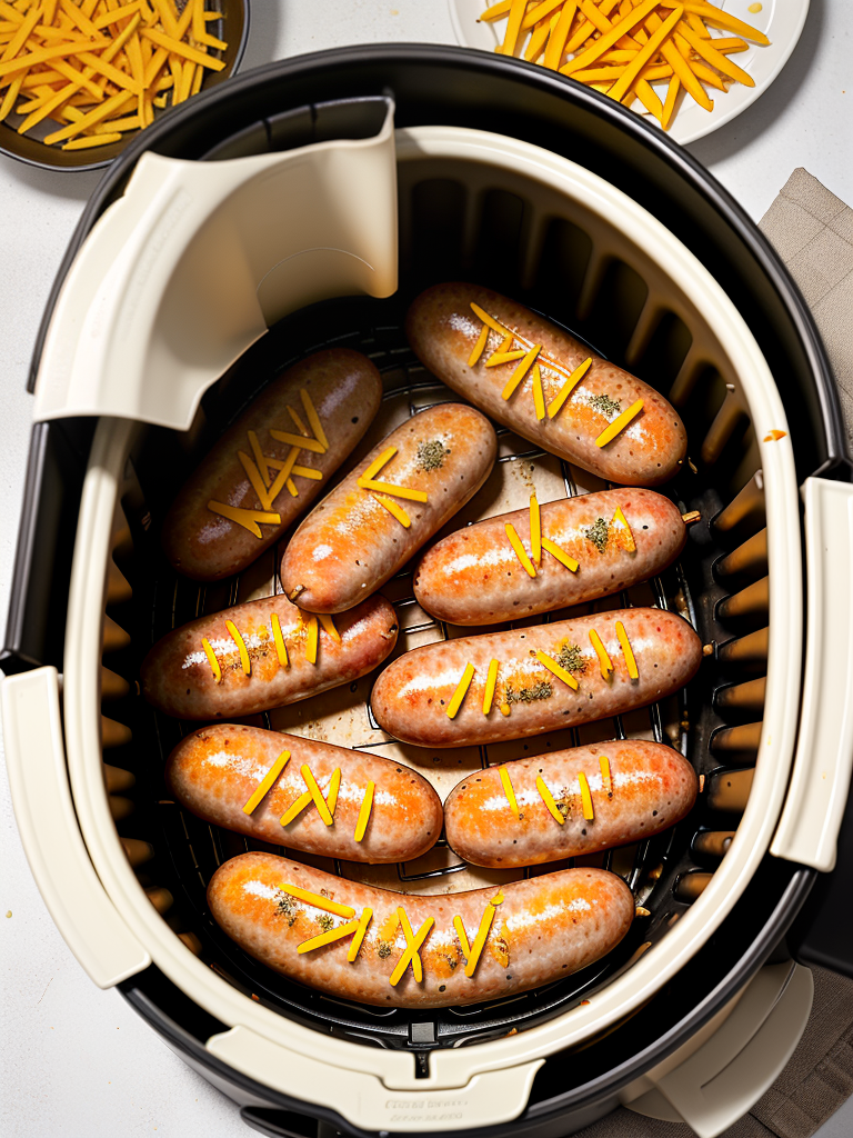 cheddar brats in air fryer
