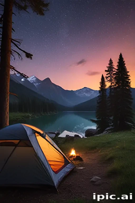 camping background pic