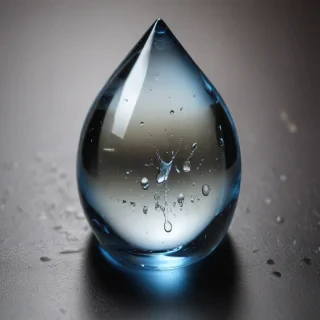 water drop transparent