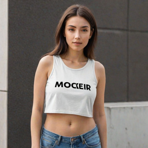 crop top mockup