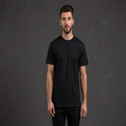 black mockup shirt