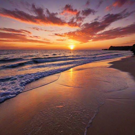 sunset wallpaper beach