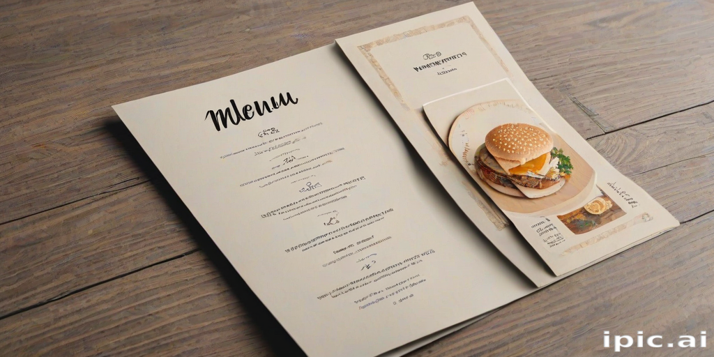 menu mockup free