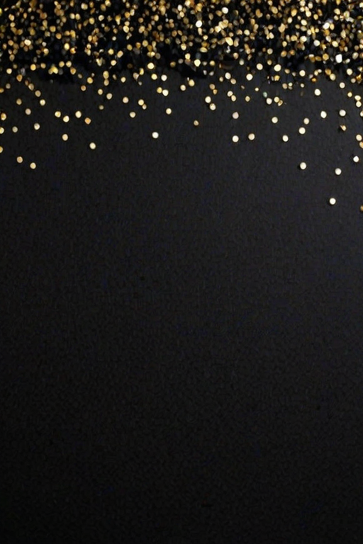 black background with glitter