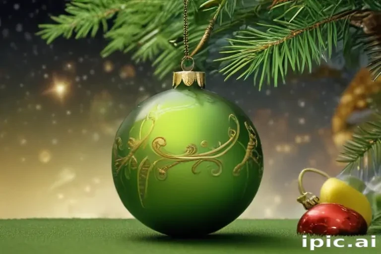green christmas wallpaper