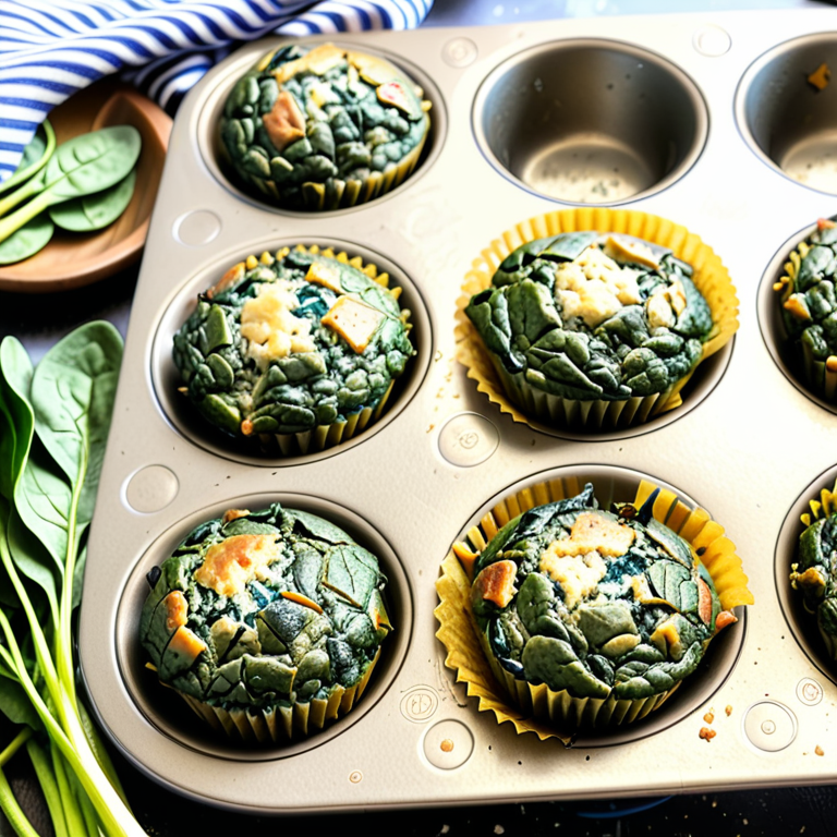 yummy toddler food spinach muffins