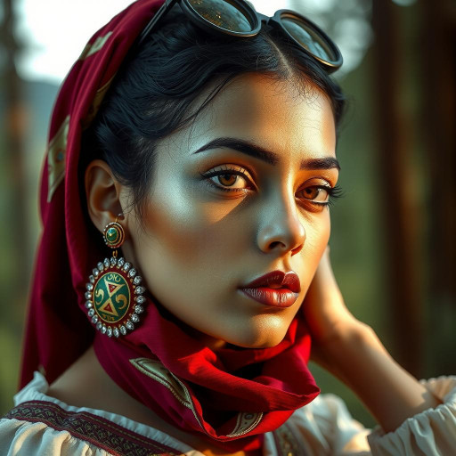 Portrait of a Brazilian woman in her 20s