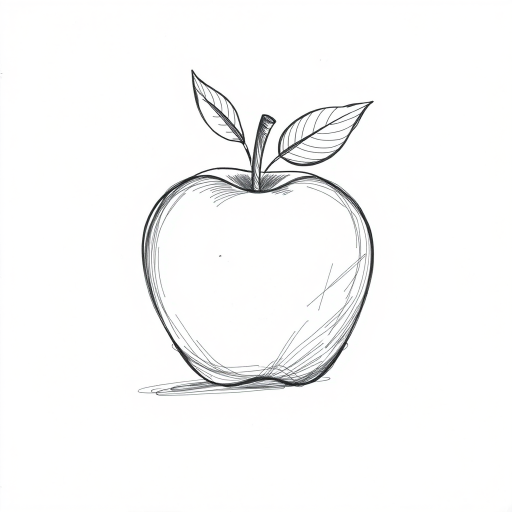 apple drawings