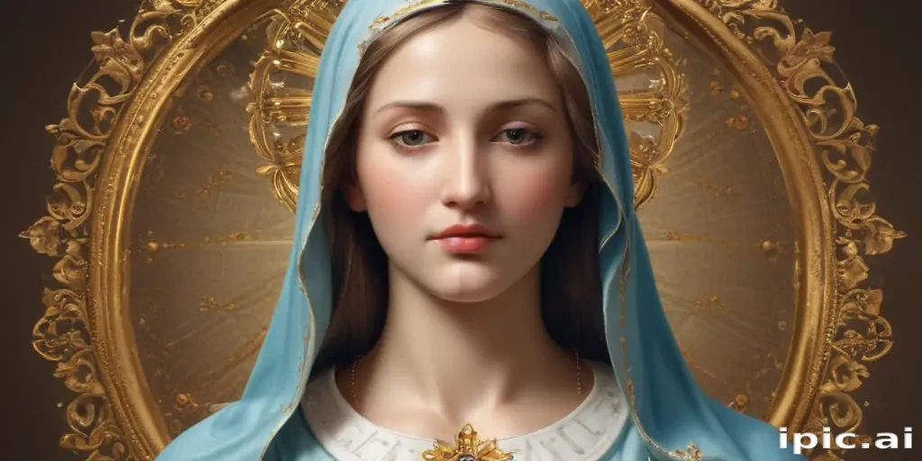 virgin mary clip art