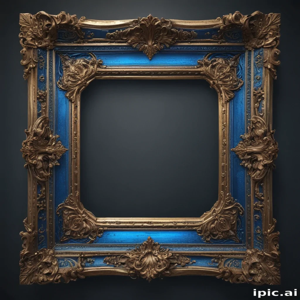 blue frame png