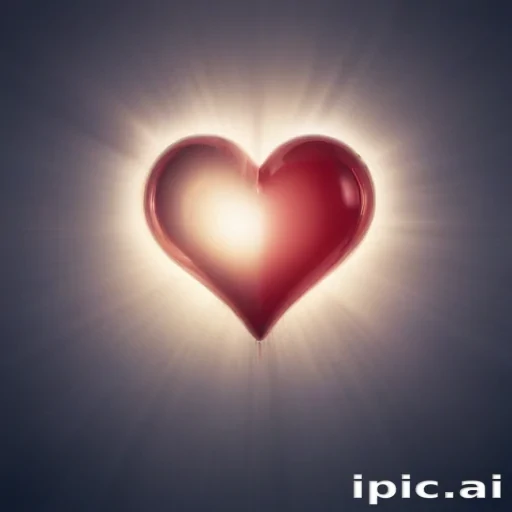 blurry heart wallpaper