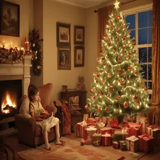 merry christmas vintage images