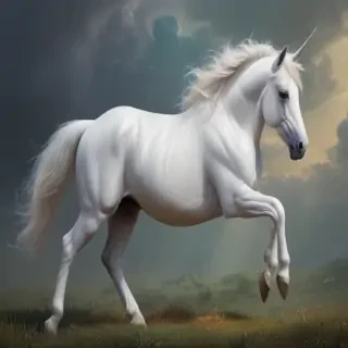 unicorn outline