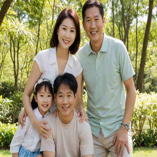 free use asian family