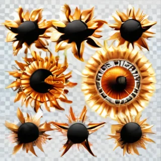 sun clip art transparent background