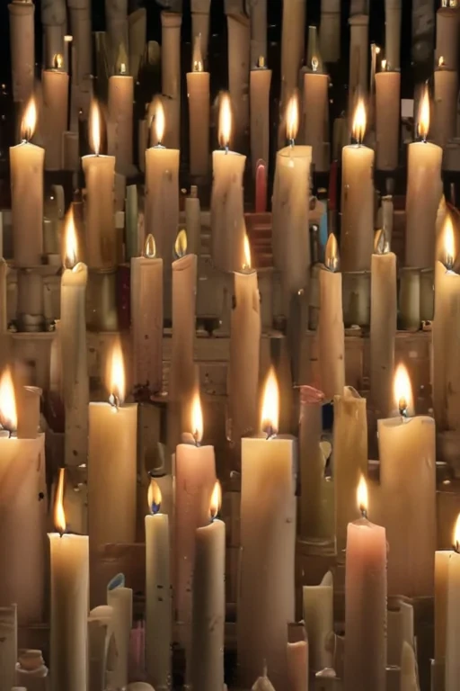 candle drawing