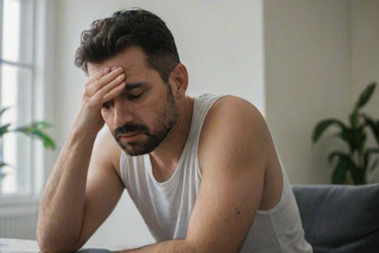 man in sad