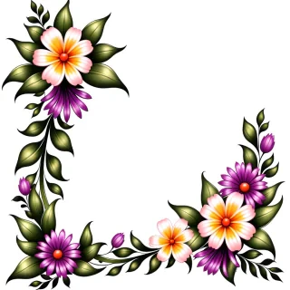 border flower png