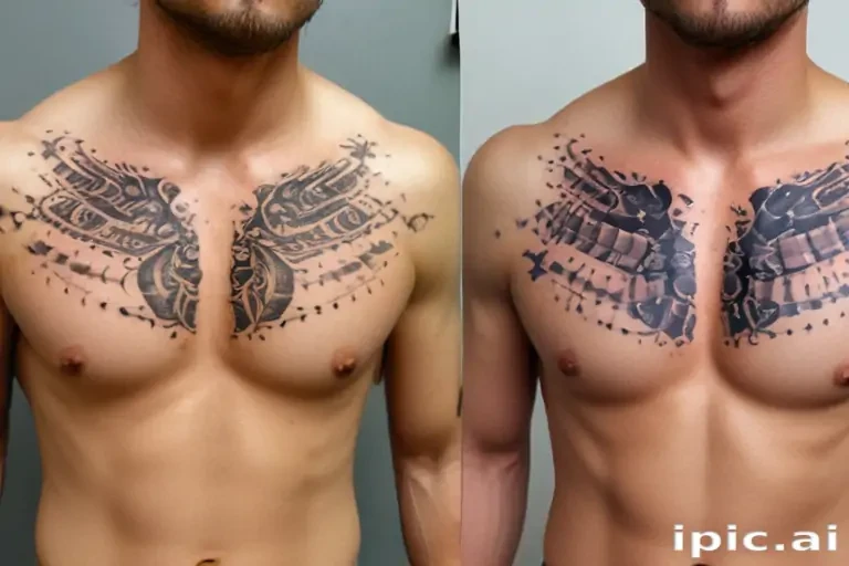 male rib tattoos