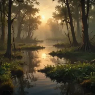 swamp background