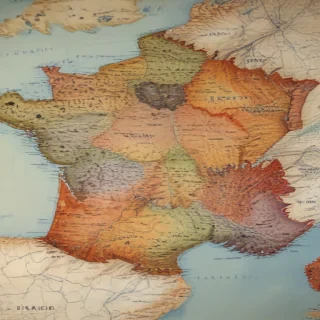 map of france