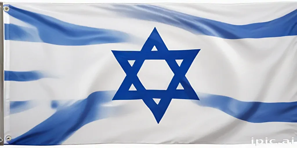 transparent israel flag