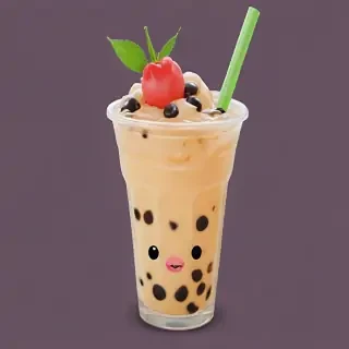 cute boba tea wallpapers