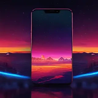 4k neon phone wallpaper