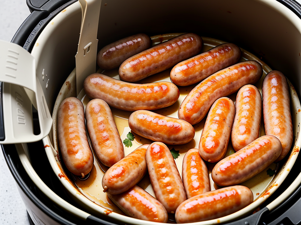 how long to cook chicken sausages in air fryer