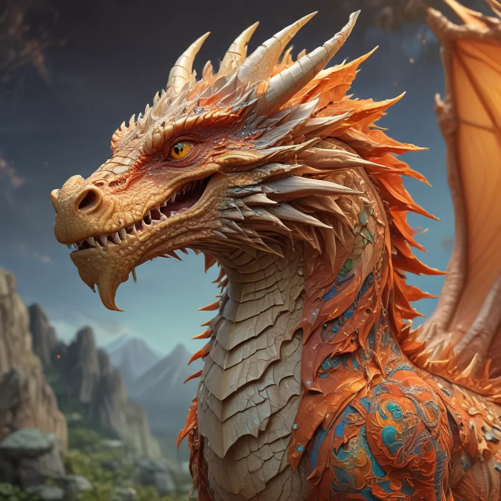 cartoon of a dragon