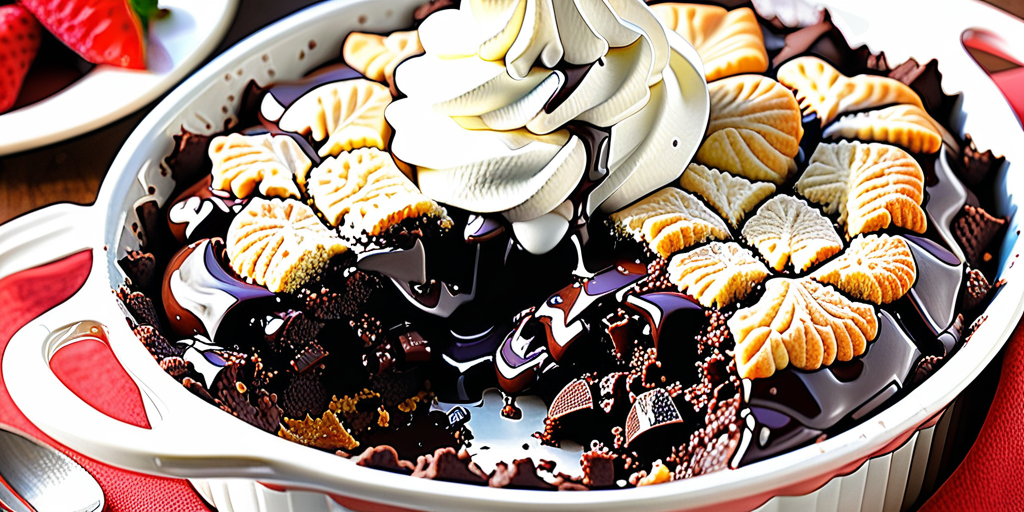 chocolate cobbler with cake mix