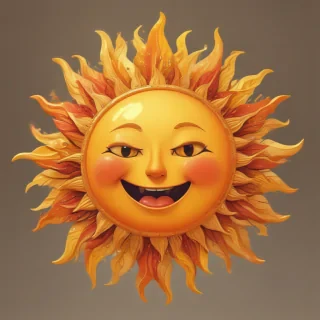 cartoon sun png