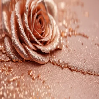 glitter rose gold background