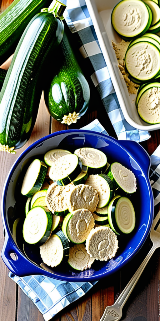 how to make zucchini flour