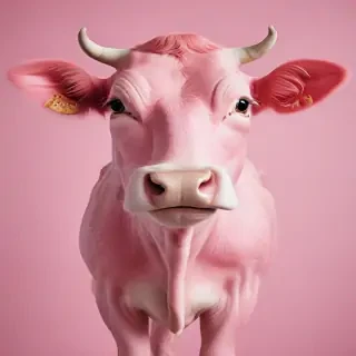pink cow wallpaper