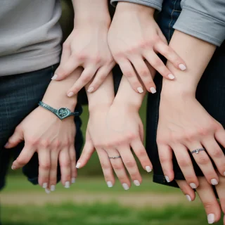 hands of couples