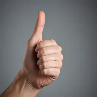 thumbs down