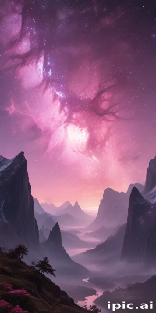 pink galaxy wallpaper